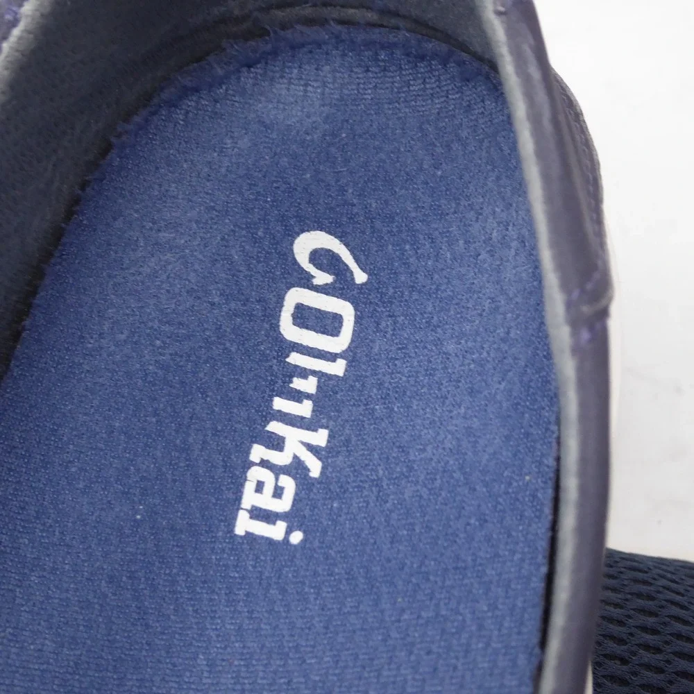 OluKai Mens Lae'ahi Slip On Shoes Navy Blue Mesh Breathable 9.5